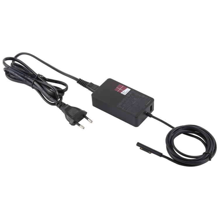 44W 15V 2.58A AC Adapter Power Supply for Microsoft Surface Pro 5 1796 / 1769, EU Plug - For Microsoft by PMC TechLife | Online Shopping South Africa | PMC TechLife