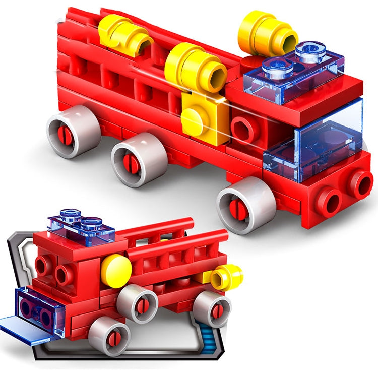 KAZI 16 in 1 Sets Fire Station Building Blocks Compatible City Firefighter Educational Construction Bricks Toys, Age Range: 6 Years Old Above - Building Blocks by PMC Jewellery | Online Shopping South Africa | PMC Jewellery