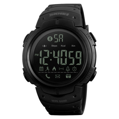 SKMEI 1301 Multifunction 50m Waterproof Sports Bluetooth Smart Watch, Compatible with Android & iOS System(Black) - Sport Watches by SKMEI | Online Shopping South Africa | PMC Jewellery | Buy Now Pay Later Mobicred