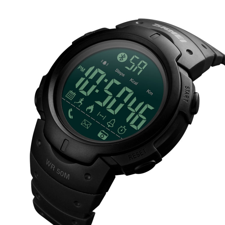 SKMEI 1301 Multifunction 50m Waterproof Sports Bluetooth Smart Watch, Compatible with Android & iOS System(Black) - Sport Watches by SKMEI | Online Shopping South Africa | PMC Jewellery | Buy Now Pay Later Mobicred