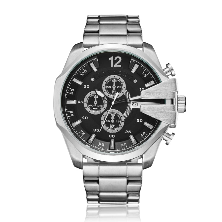 CAGARNY 6839 Fashion Waterproof Quartz Watch with Stainless Steel Band - Metal Strap Watches by CAGARNY | Online Shopping South Africa | PMC Jewellery | Buy Now Pay Later Mobicred