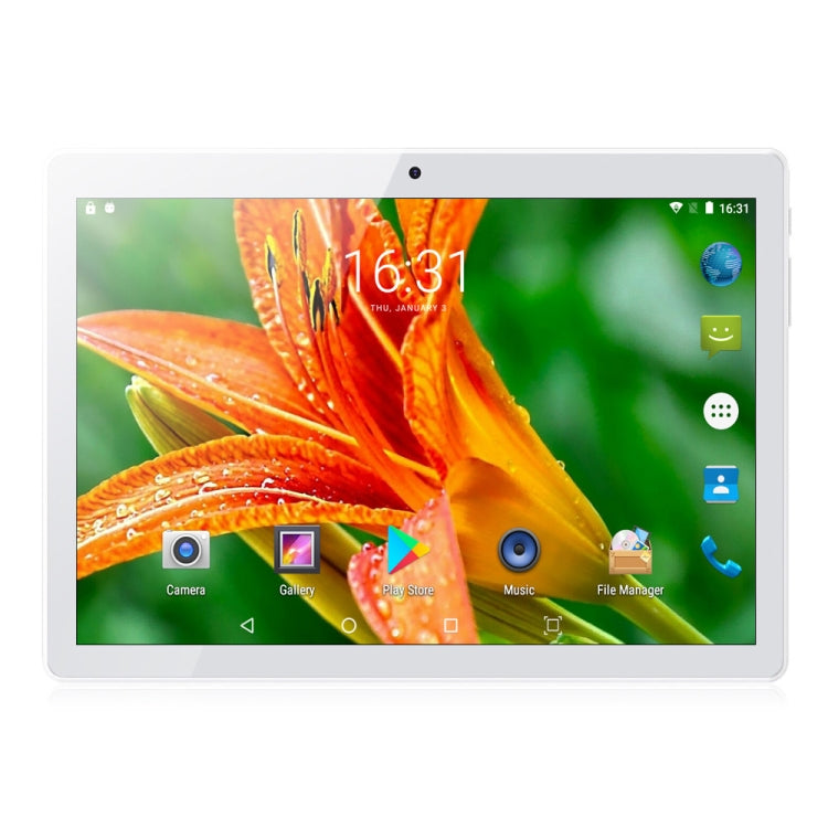 BDF YLD 3G Phone Call Tablet PC, 10.1 inch, 2GB+32GB, Android 9.0, MTK8321 Octa Core Cortex-A7, Support Dual SIM & Bluetooth & WiFi & GPS, EU Plug(Silver) - BDF by PMC Jewellery | Online Shopping South Africa | PMC Jewellery
