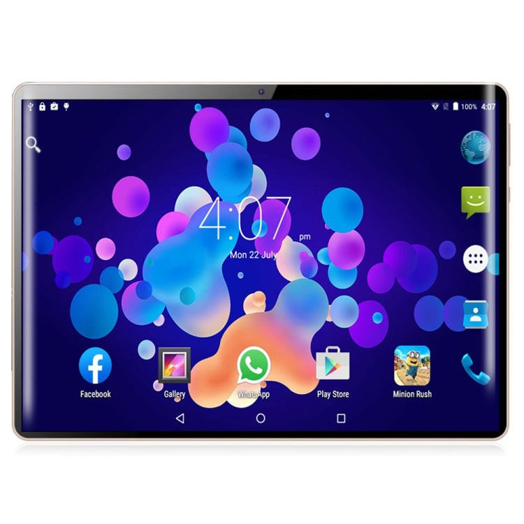 BDF K107 3G Phone Call Tablet PC, 10 inch, 2GB+32GB, Android 9.0, MTK8321 Octa Core, Support Dual SIM & Bluetooth & WiFi & GPS, EU Plug(Black) - BDF by BDF | Online Shopping South Africa | PMC Jewellery