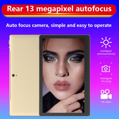 M101 4G LTE Tablet PC, 14.1 inch, 4GB+128GB, Android 8.1 MTK6797 Deca Core 2.1GHz, Dual SIM, Support GPS, OTG, WiFi, BT(Gold) - Others by PMC Jewellery | Online Shopping South Africa | PMC Jewellery