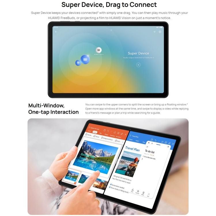 HUAWEI MatePad SE Wi-Fi, 10.4 inch, 6GB+128GB, HarmonyOS 3 Qualcomm Snapdragon 680 Octa Core, Support Dual WiFi / BT, Not Support Google Play(Blue) - Huawei by Huawei | Online Shopping South Africa | PMC Jewellery | Buy Now Pay Later Mobicred