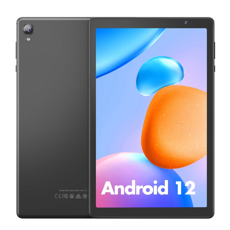 D10A 10.1 inch Tablet PC, 2GB+32GB, Android 12 Allwinner A133 Quad Core CPU, Support WiFi 6 / Bluetooth, Global Version with Google Play, US Plug (Grey) - 10.1 inch by PMC Jewellery | Online Shopping South Africa | PMC Jewellery