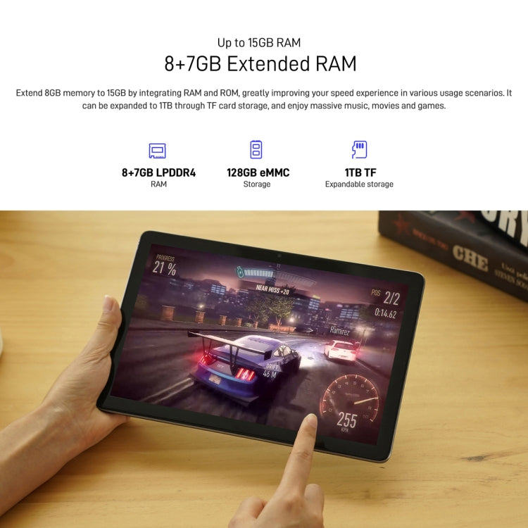 [HK Warehouse] DOOGEE T10 Tablet PC, 10.1 inch, 8GB+128GB, Android 12 Spreadtrum T606 Octa Core 1.6GHz, Support Dual SIM & WiFi & BT, Network: 4G, Global Version with Google Play(Silver) - Other by DOOGEE | Online Shopping South Africa | PMC Jewellery