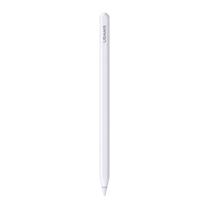 USAMS US-ZB254 Magnetic Wireless Charging Capacitive Stylus Pen (White) - Pencil Accessories by USAMS | Online Shopping South Africa | PMC Jewellery