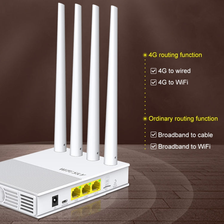 COMFAST GR401 300Mbps 4G Household Signal Amplifier Wireless Router Repeater WIFI Base Station with 4 Antennas, Asia Pacific Edition - Wireless Routers by COMFAST | Online Shopping South Africa | PMC Jewellery